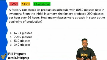 ASVAB Arithmetic Reasoning: Practice Test Question - Distance Rate Time Word Problem