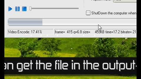 How to: Make videos you got on your PC,  viewable on a mobilephone in 3GP format.