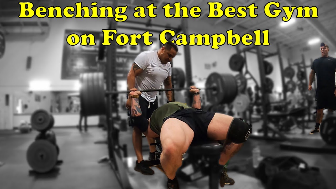 Benching at the Best Gym on Campbell YouTube