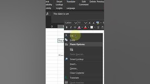 How to Delete Comments in Ms Excel Spreadsheets #shorts #shortsvideo #shortsfeed  #excel