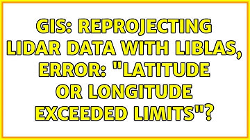 GIS: Reprojecting LiDAR data with libLAS, error: "latitude or longitude exceeded limits"?