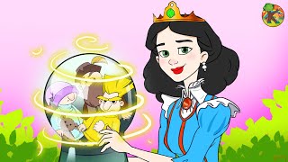 بياض الثلج  فلة والاقزام السبعة (Snow white)  قصصKONDOSAN Princess ‎ قصة | اطفال فيلم كرتون