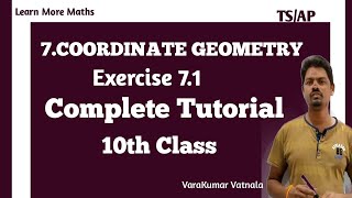 10th Class | Maths | COORDINATE GEOMETRY | Exercise 7.1 | Complete Tutorial | TS & AP.