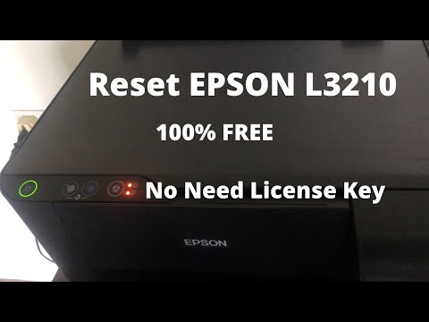 PRINTER’S INK PAD IS AT THE END OF ITS SERVICE LIFE - RESET EPSON L3210 - FREE no license key needed