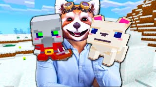 ADOPT UN BEBE PILLAGER SI UN BEBE URS POLAR IN MINECRAFT! Familia Se Mareste