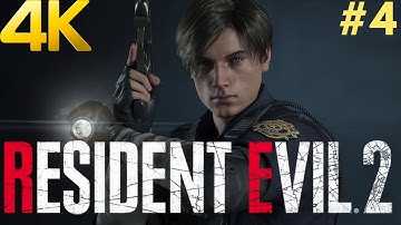 RESIDENT EVIL 2 4K PC Gameplay Walkthrough #4 - Leon 1st : Police Station