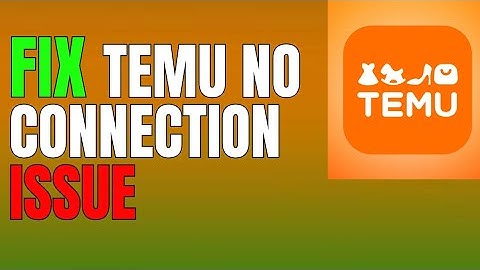 How to Fix No Connection Problem in Temu 2025