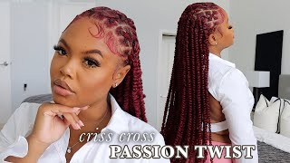 DIY Criss-Cross Passion Twist At Home! No Unraveling! Step-By-Step | Naturally Sunny