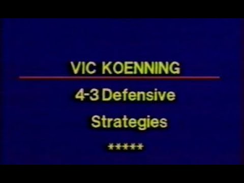 4-3 Defense clinic from Vic Koenning in 1996 while at Wyoming.