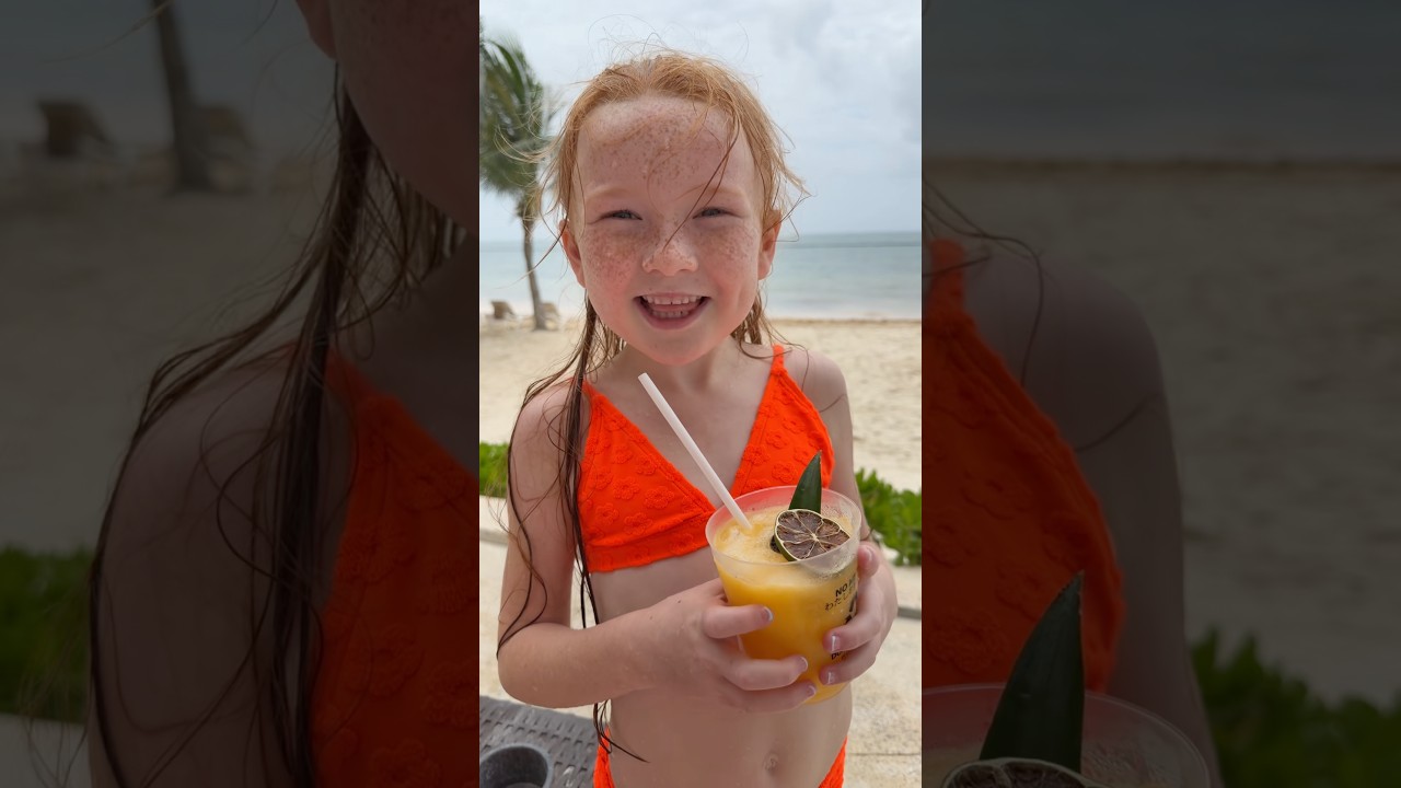 When in Mexico 🏖️☀️✨ #shorts #family #vacation