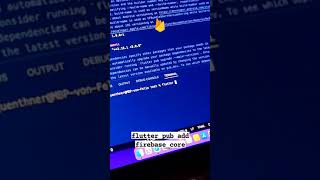 Get started with Flutter and Firebase🔥#flutter #firebase #flutterfire #tutorial #coding #software