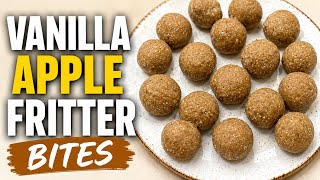 Vanilla Apple Fritter Bites | Easy No-Bake Healthy Snack (WFPB)