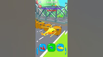 #1686 Shape Shifting -Max Level  MethodXMobile Game App All Play #shorts #shapeshifting #hypercasual