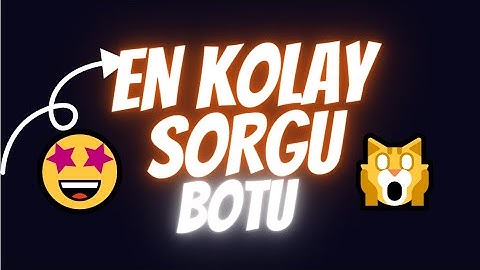 Kolay Sorgu Paneli Kurulumu +API
