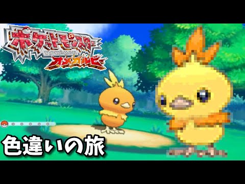 ポケモンオメガルビー色違いの旅 生配信で色違いアチャモを狙う ポケモンoras Youtube