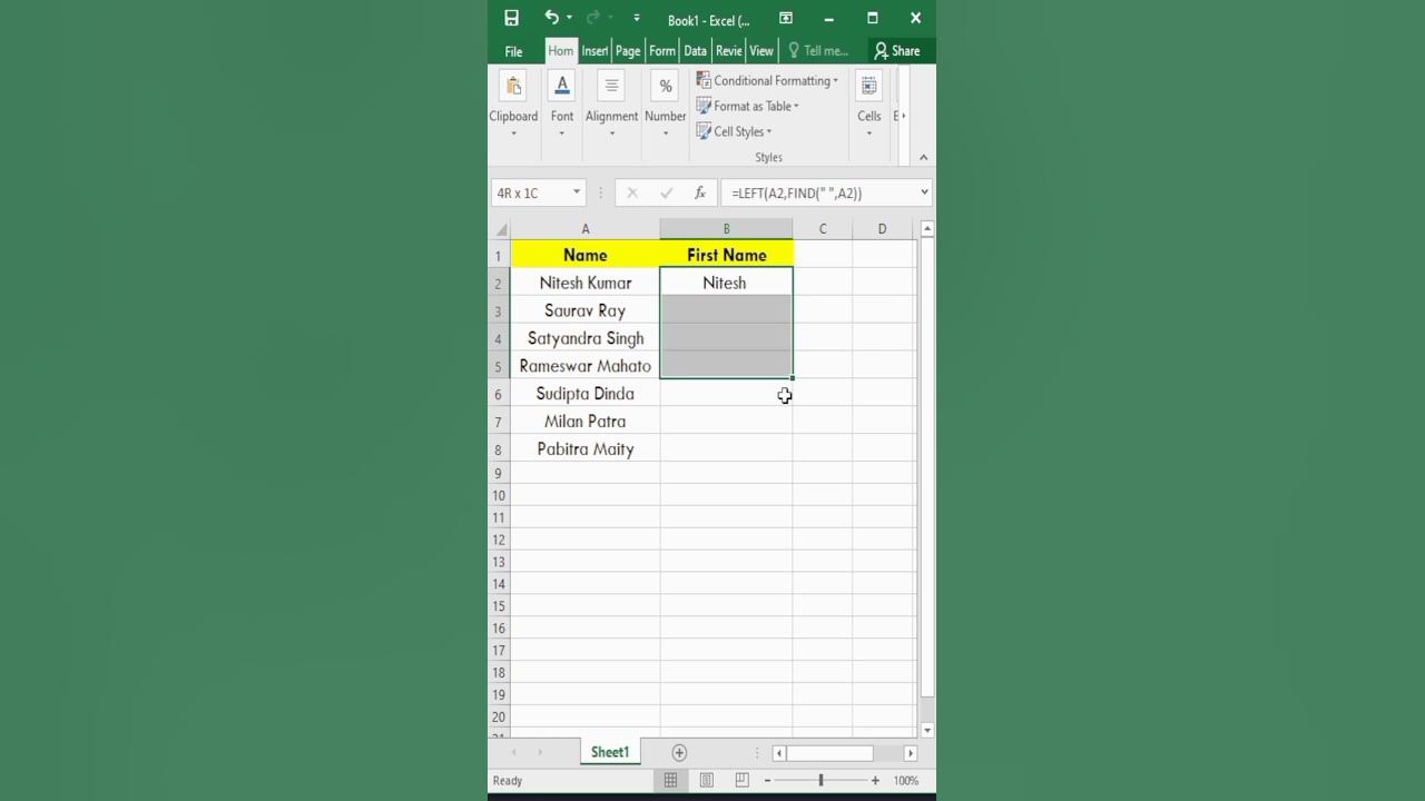How To Write First Name In Excel shorts viral shortsvideo YouTube how-to-write-first-name-in-excel-shorts-viral-shortsvideo-youtube