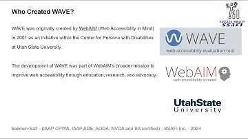 Who Created WAVE (Web Accessibility Evaluation Tool)? - Part 2 of 25