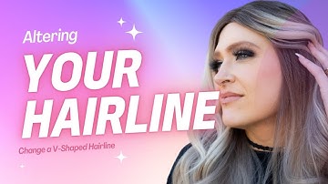 Synthetic Wig Tutorial For Beginners | Transform A V-Shape Hair Line On Your Synthetic Wigs