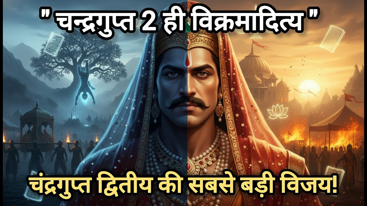 भारतीय इतिहास - भाग  22 ( चन्द्रगुप्त द्वितीय ही विक्रमादित्य कहलाए।)