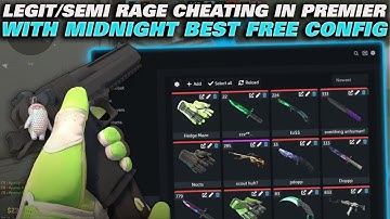 Legit/Semi Rage Cheating in Premier with Midnight | Best Free Config