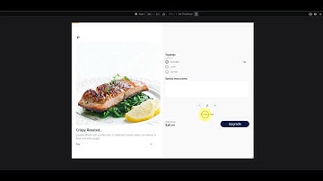 Bubble.io QR code menu built on the new responsive design engine
