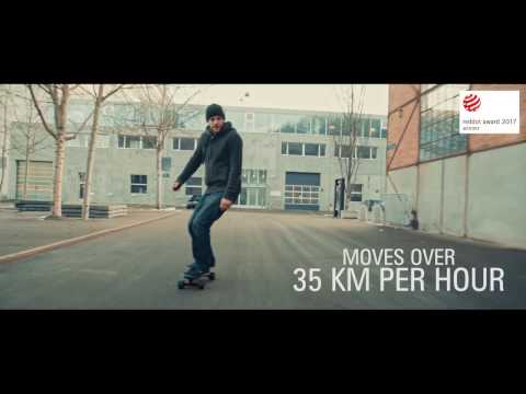 The Lou Electric Skateboard trailer #LOUboard