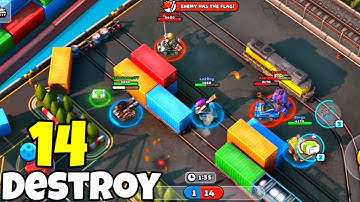 Pico Tanks: Multiplayer Mayhem - 14 Destroy - Gameplay Walkthrough Part 50 (iOS, Android)