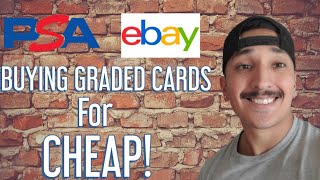 Beginner's Guide to Buying PSA Graded Sports Cards for CHEAP on EBAY! + Sports Card Market Tips!