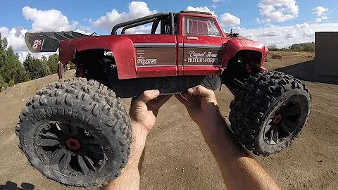 TOO BIG? ARRMA OUTCAST 8s NEW OVERKILL M2C Driveshafts!!!