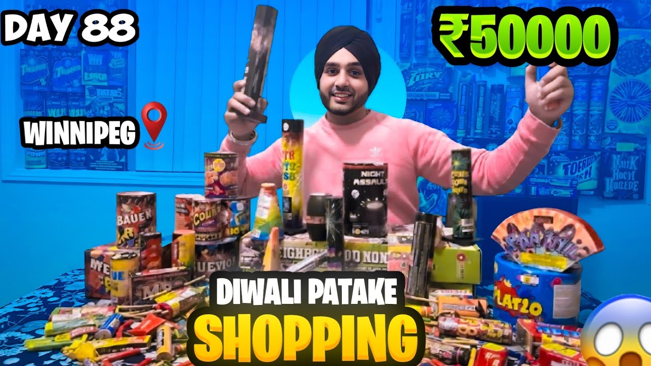 88 ☆  Diwali Patake Shopping Vlog 2025 🧨 🎆 