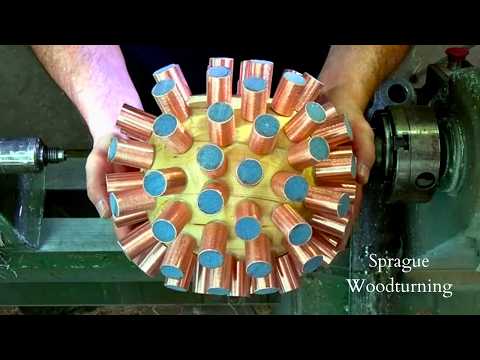 Woodturning: Epoxy & Copper Pipe Hollow Form Tutorial