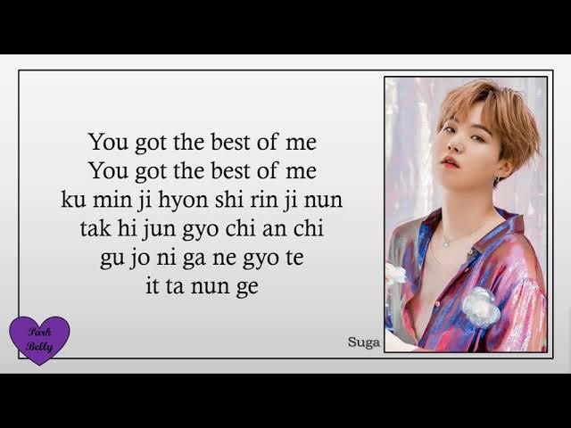 Bts (방탄소년단) - Best Of Me (Easy Lyrics) - Youtube