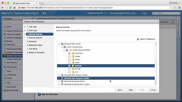VMware vSphere Data Protection 6.0 - Creating an Application Backup Job