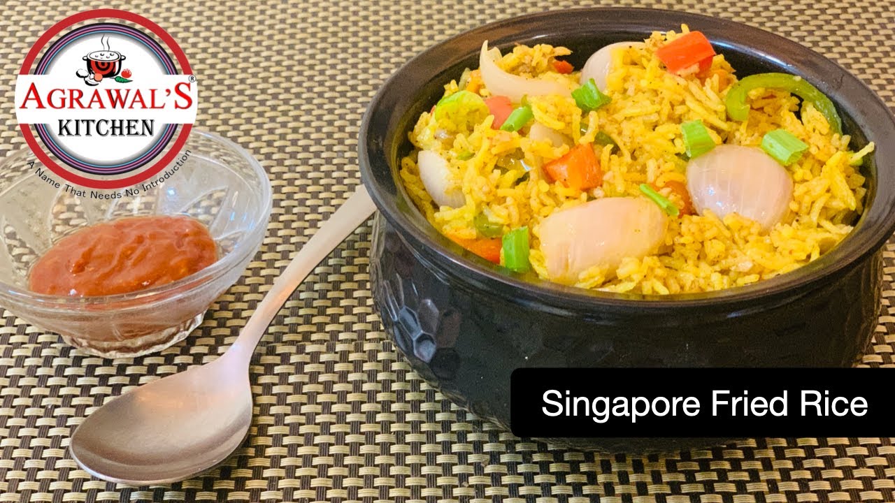 Singapore Fried Rice Recipe - YouTube