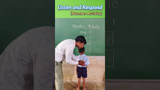 Listen and respond - innovative ideas | Number Activity | Numbers | Maths #numbers #numeracy #maths