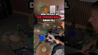 How to Play a Six Stroke Roll Drum Fill #drums