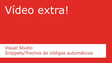 Crie Snippets/trechos de códigos C sharp