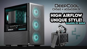 The Deepcool CH560 & Assassin IV SLAYS! | High Airflow Gaming PC Build | Strix RTX 4080, i7 13700K