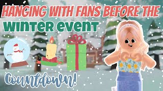 Winter Event *COUNTDOWN!* Hanging With Fans! ❄️ | Wild Horse Islands