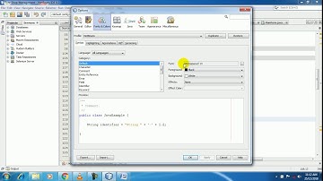 How to change font size for coding view in #netbeans
