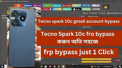 Tecno Spark 10c frp bypass unlock tool / Tecno Spark 10c gmail account remove without pc /