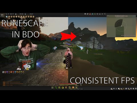 "RUNESCAPE" MODE  (MORE CONSISTENT FPS FOR NW) | BDO