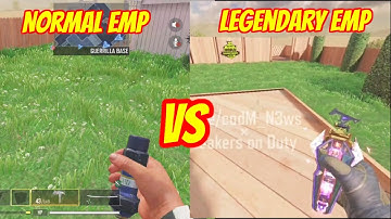 NORMAL EMP VS LEGENDARY EMP - CODM - COMPARISON