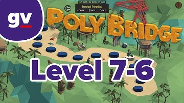 Poly Bridge 7-6: Tight Fit (Solution)