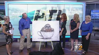 Painting Of Aviary Sloth To Benefit Local Libraries