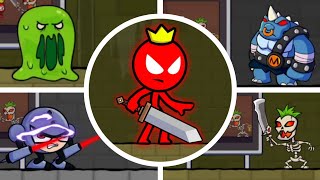 Red Stickman: Stick Adventure All Bosses screenshot 1