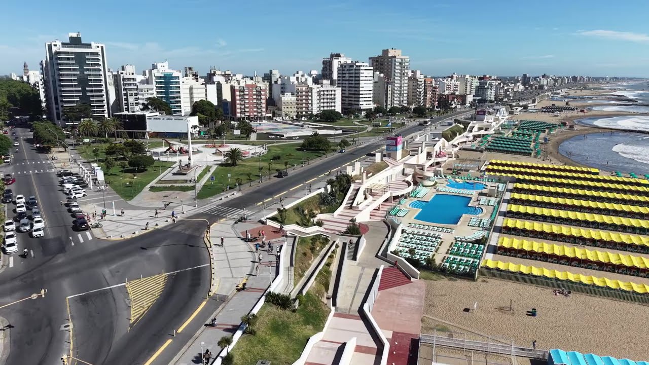 Mar del Plata – Alfonsina Storni, La Perla y Plaza España (Drone)