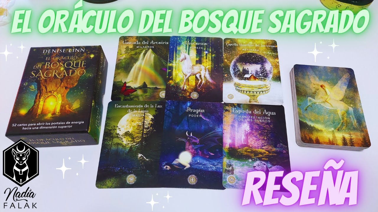 EL ORÁCULO DEL BOSQUE SAGRADO 🌲 Reseña y Consejo 💚 Nadia Falak