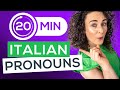 Learn ALL Italian PRONOUNS in JUST 20 Minutes⏳🇮🇹 (+ FREE PDF)