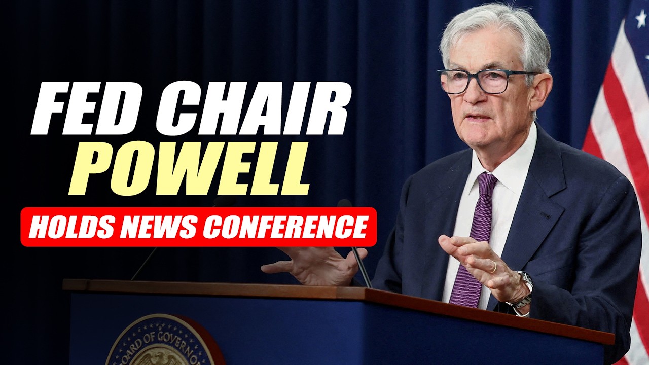 Outgoing Fed Chair Jerome Powell holds news briefing | Interest rates ...
